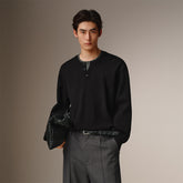 Men's Layered-Look Henley Knit Sweater